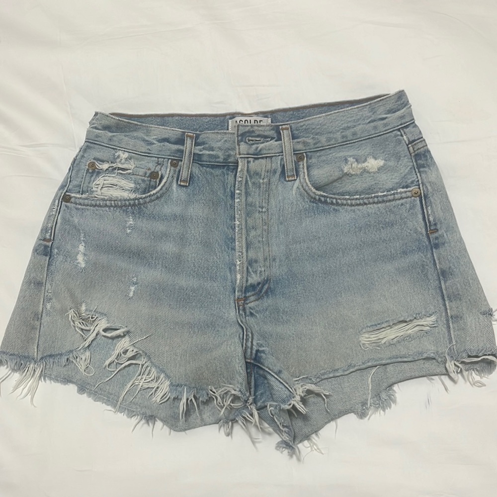 Agolde Parker Denim Shorts